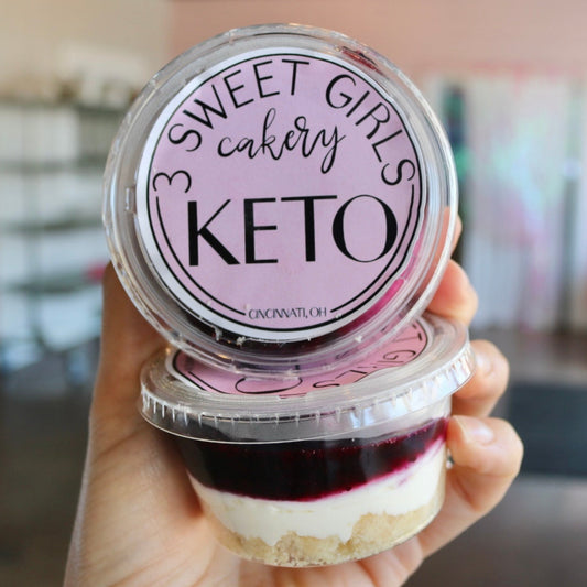 Keto Blueberry Cheesecake Cup