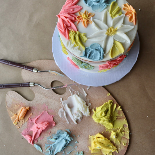 Intro to Cake Decorating & Painting with Buttercream- June 24th, 2026