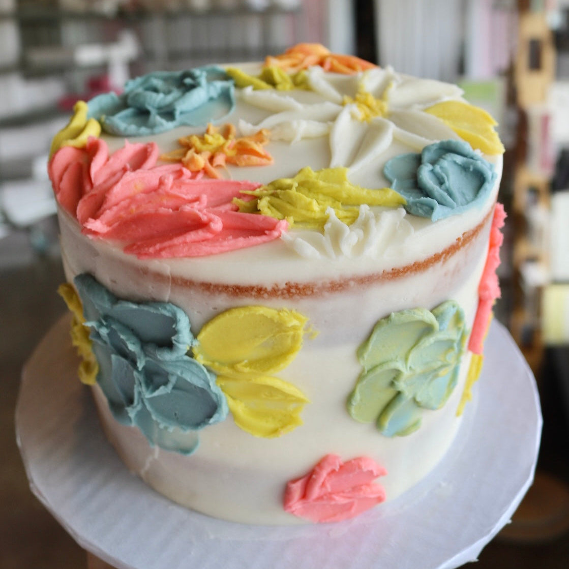 Intro to Cake Decorating & Painting with Buttercream- June 24th, 2026