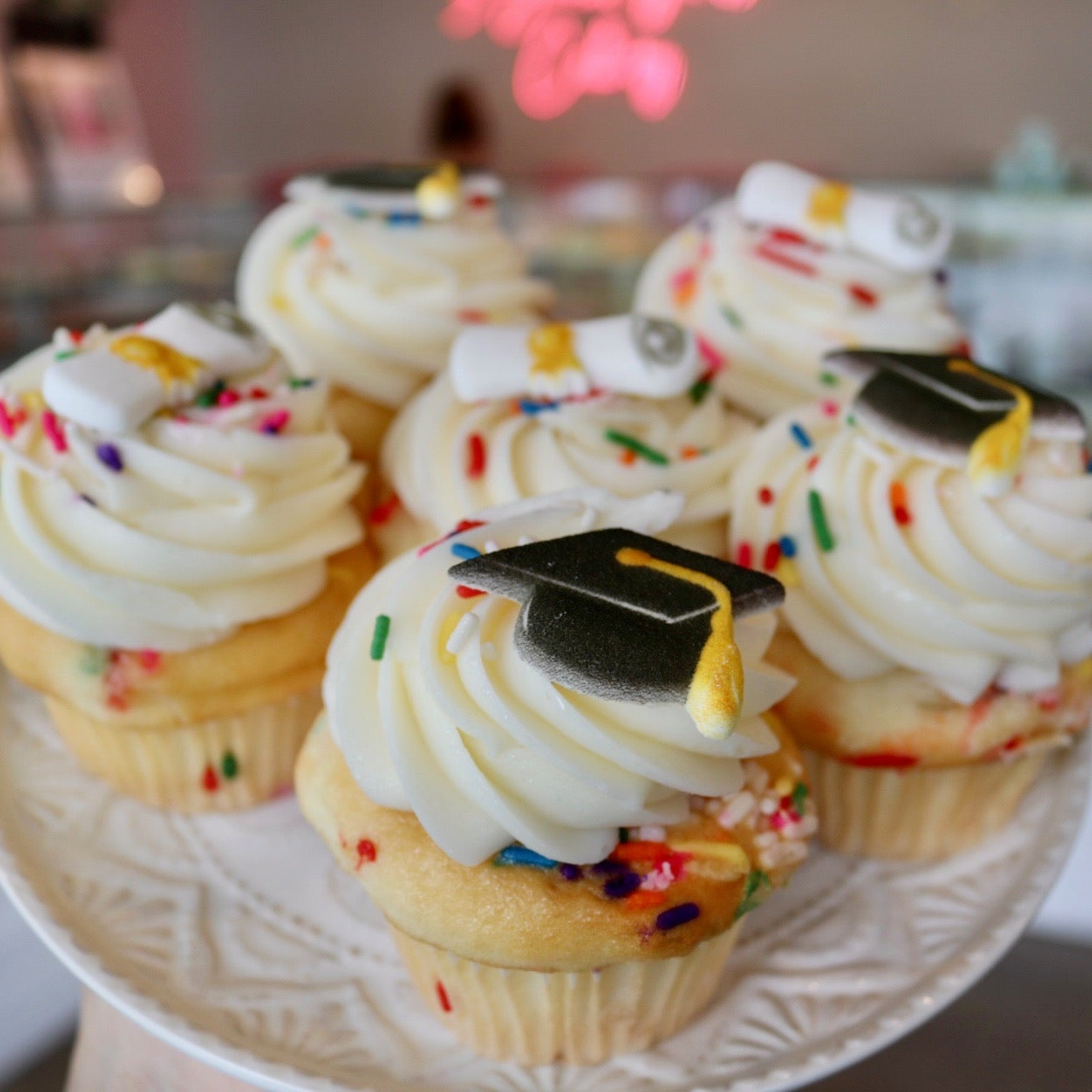 Graduation Cupcakes- One Dozen (Customized)