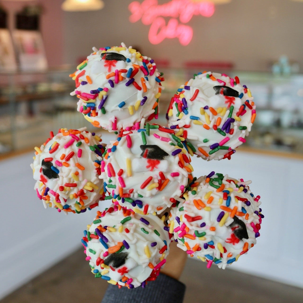 Graduation Cake Pops- Two Dozen (Customized)