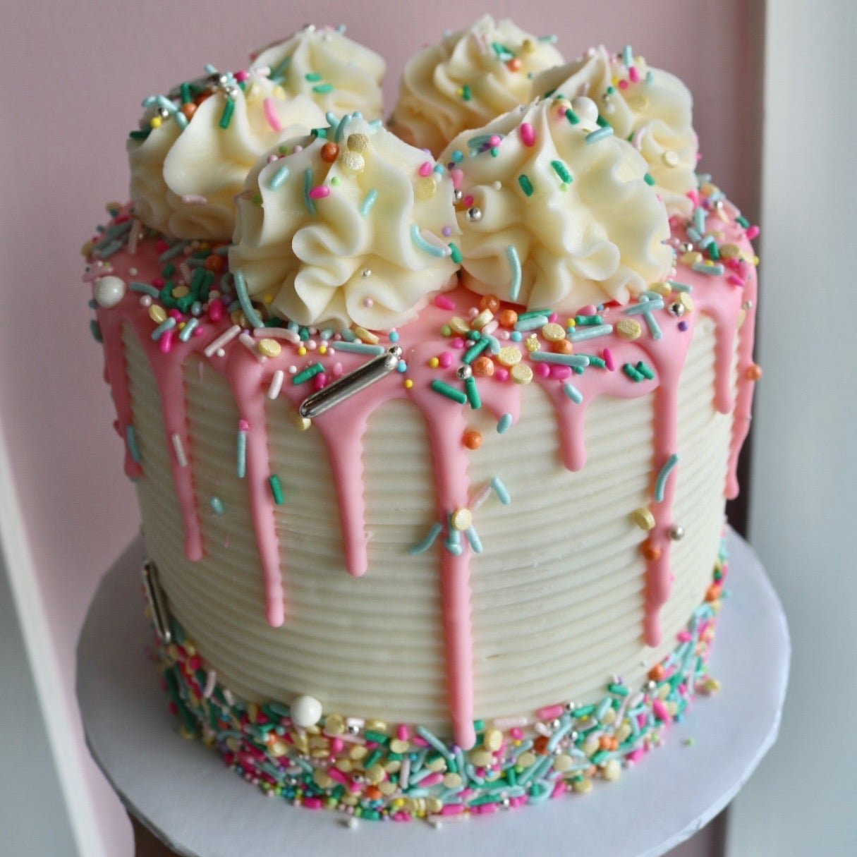 Sprinkle Dollop Cake (semi-custom)