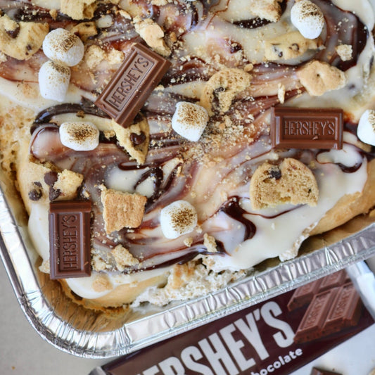 S'mores Cookie Dough Take & Bake Cinnamon Rolls
