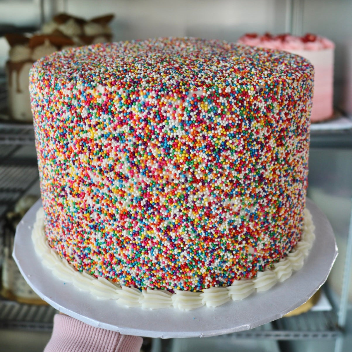 8" Vanilla DOT Cake- Tall
