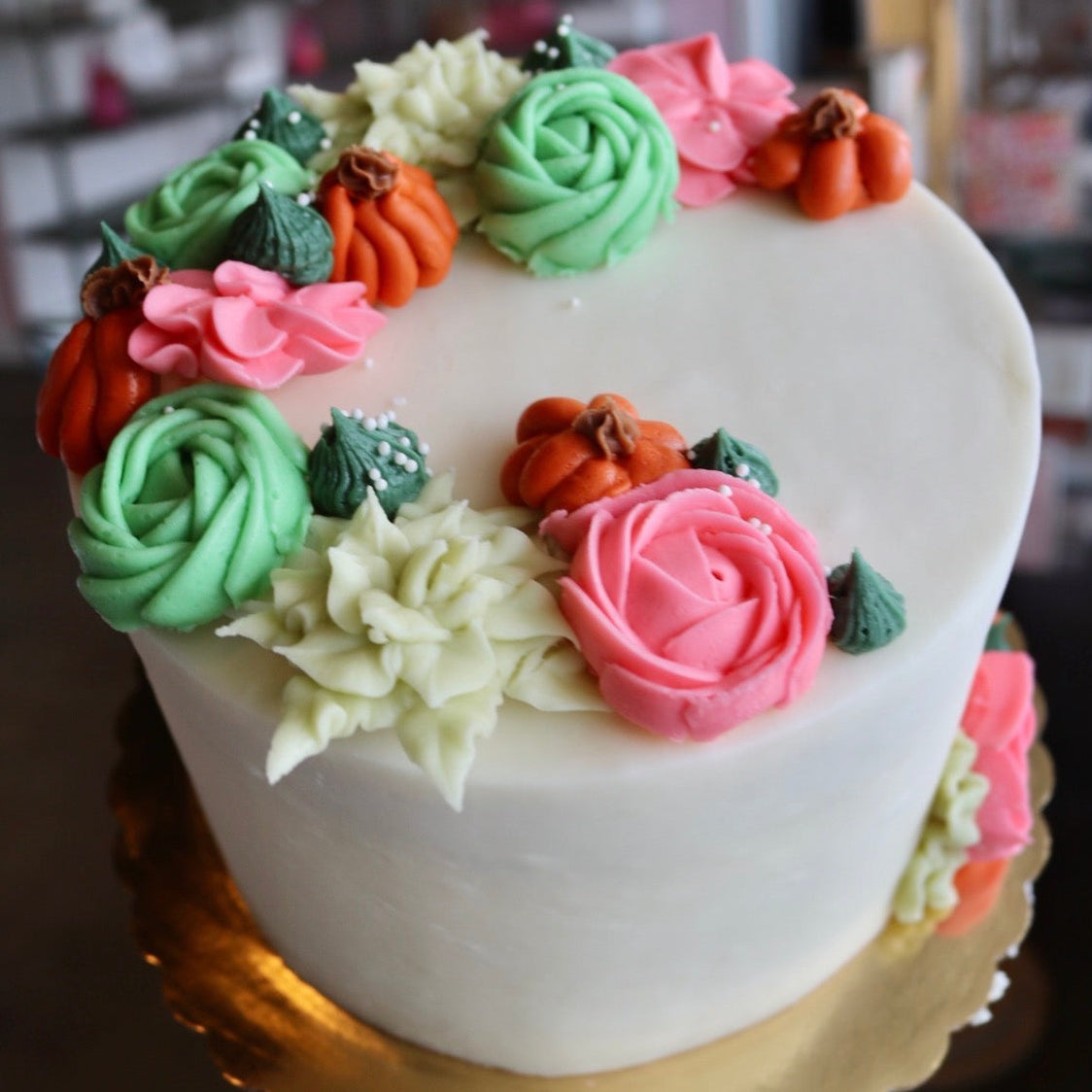 Intro to Cake Decorating + Buttercream Pumpkins & Flowers- September 16, 2026