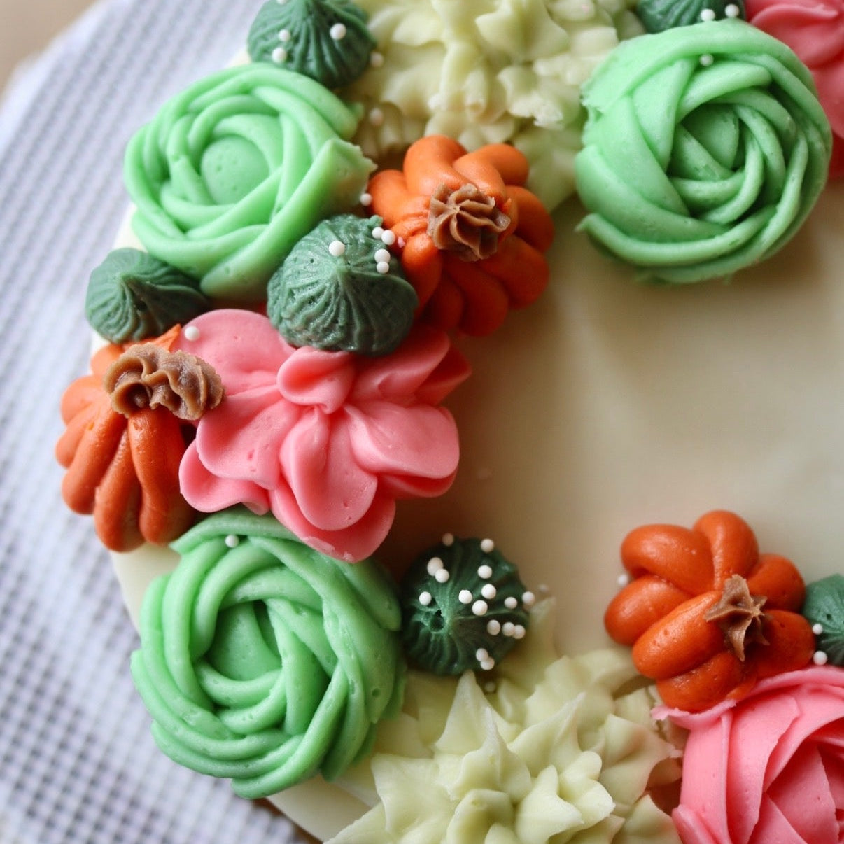 Intro to Cake Decorating + Buttercream Pumpkins & Flowers- September 16, 2026