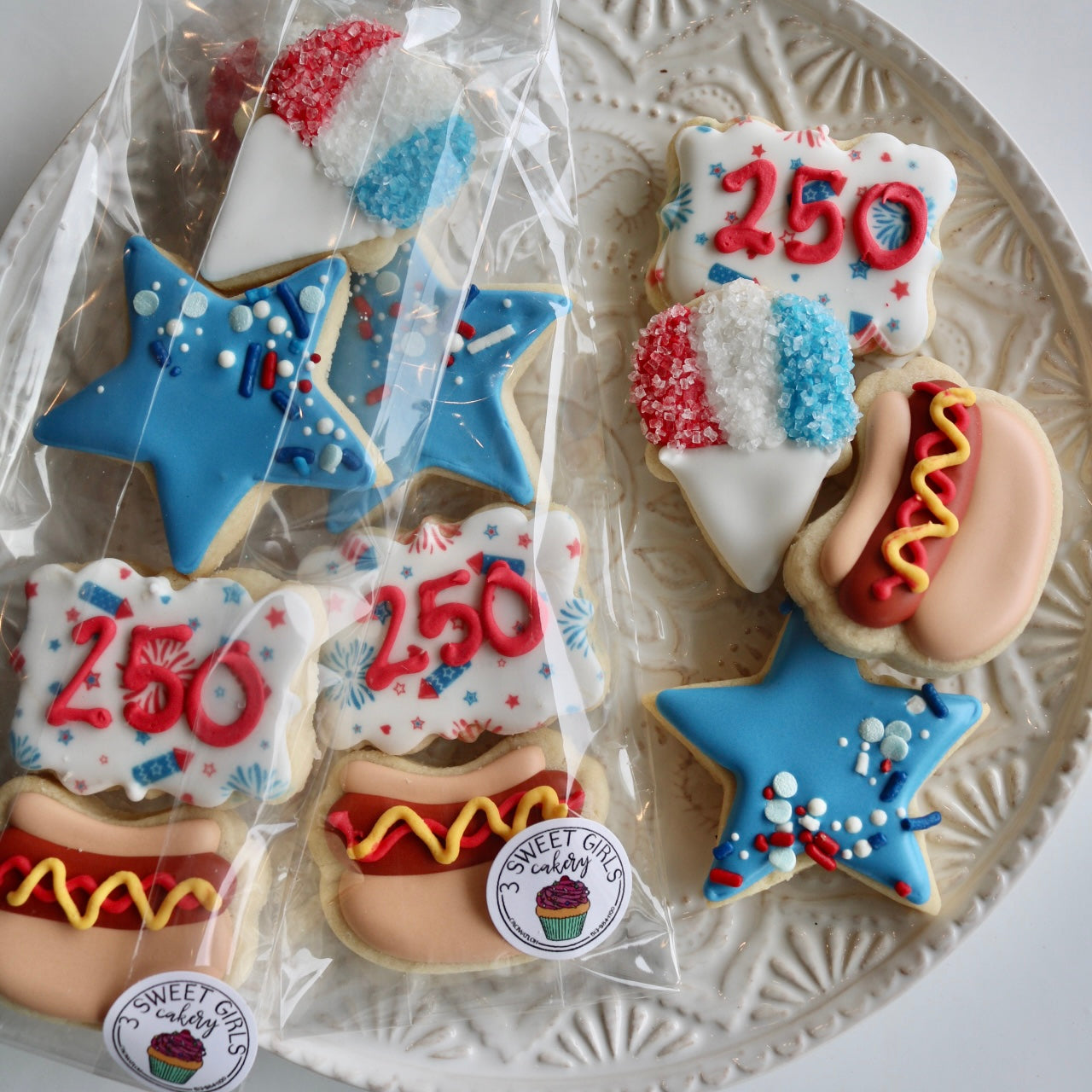 Fourth of July Mini Cookie Set