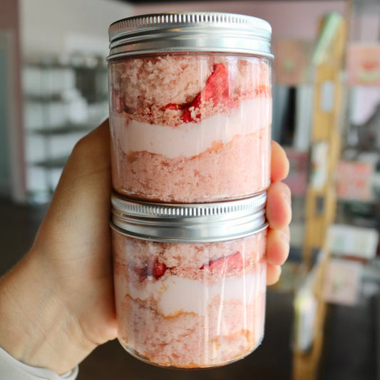 Strawberry Cake Jar