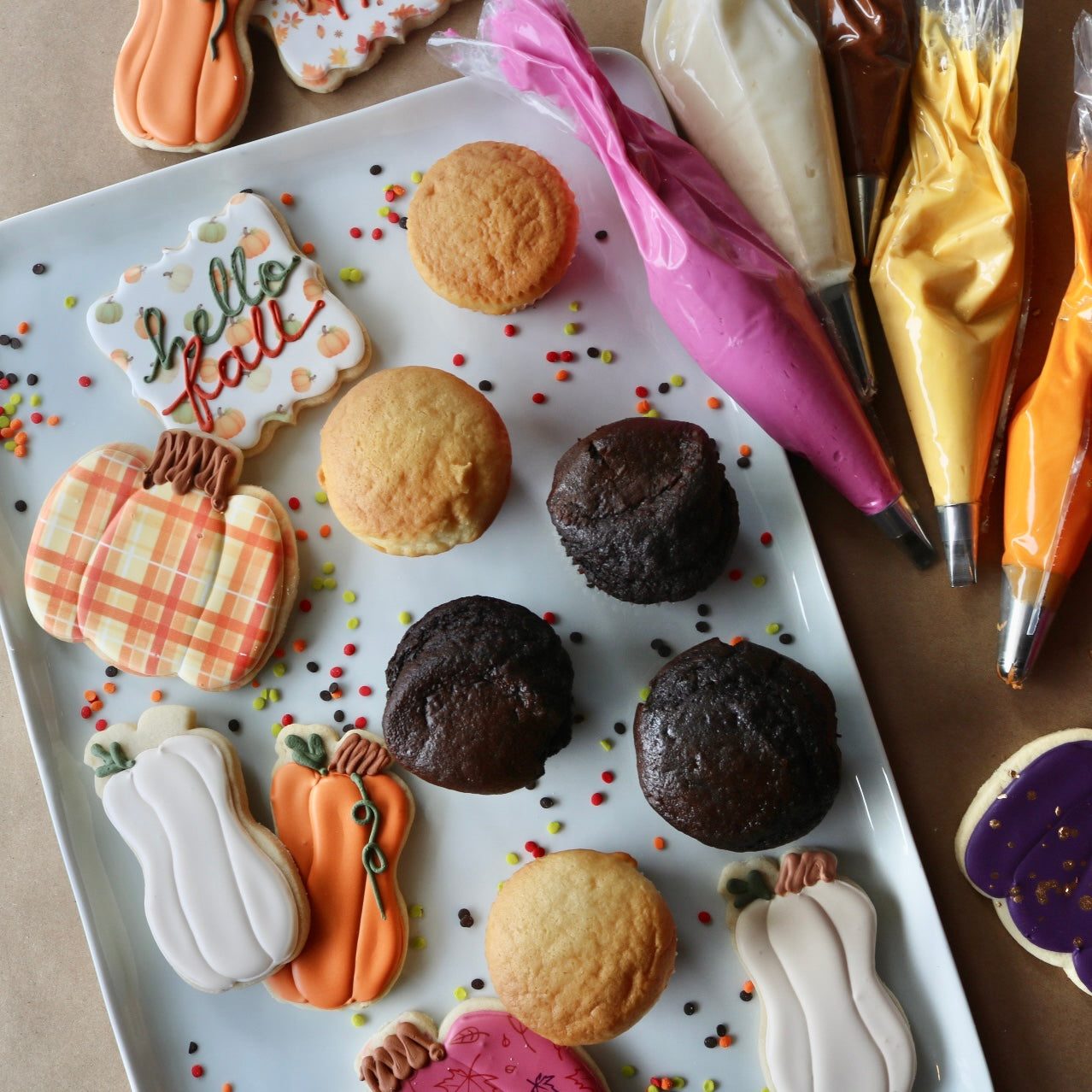 Fall Pumpkins & Flower Cupcake Workshop- September 30, 2026