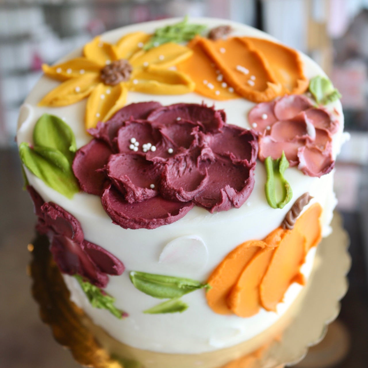 Intro to Cake Decorating + Floral Pumpkin Painting with Buttercream- November 18, 2026
