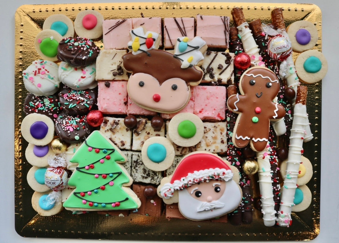 Large Holiday Dessert Tray