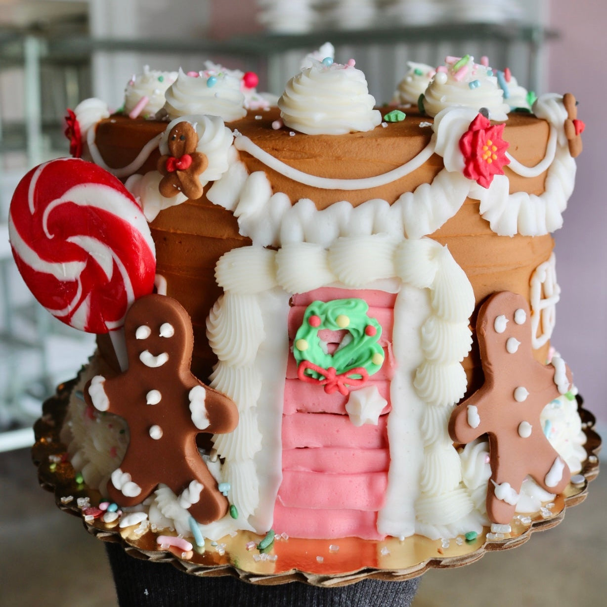 Intro to Cake Decorating- Buttercream Gingerbread House- December 11, 2026