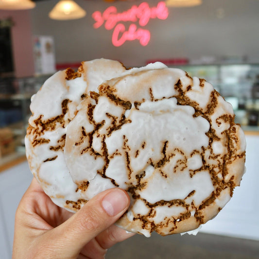 Iced Ginger Mollasses Cookie