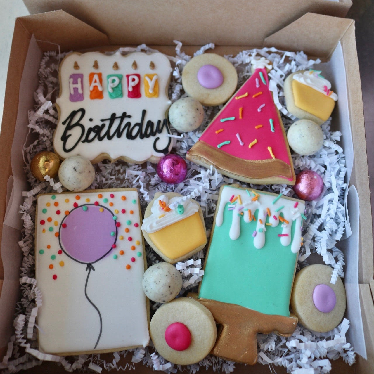Happy Birthday Cookie Box