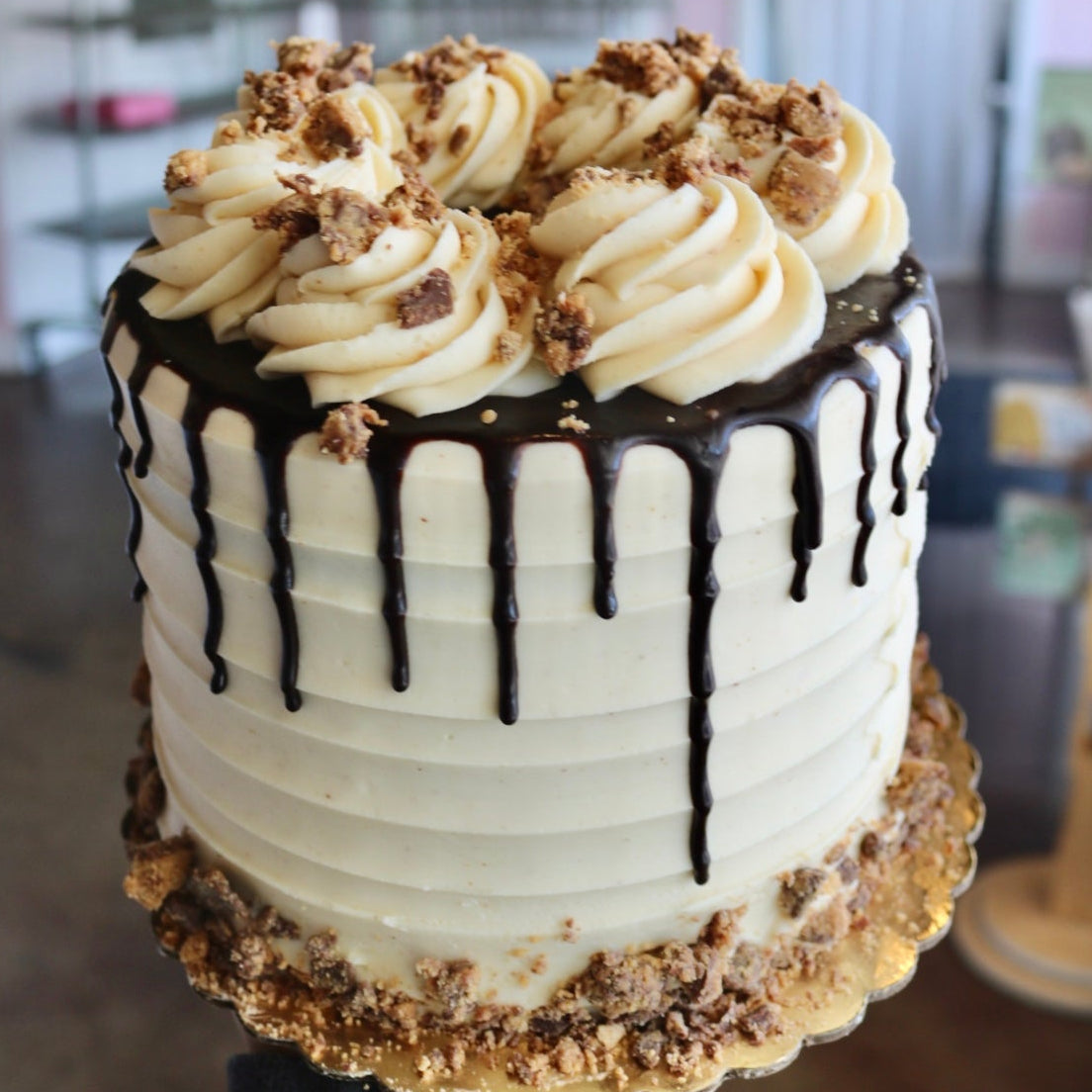 Chocolate Peanut Butter Cake- Short