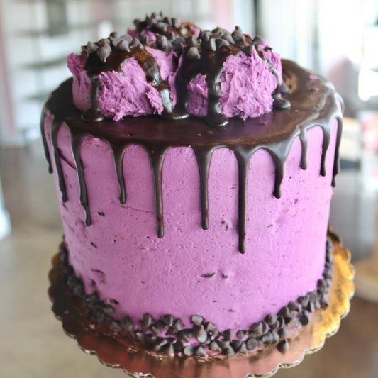 Black Raspberry Chip Cake- Short