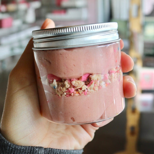Frosted Animal Cookie Edible Cookie Dough Jar