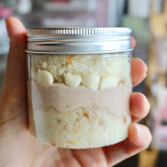White Chocolate Snickerdoodle Cake Jar