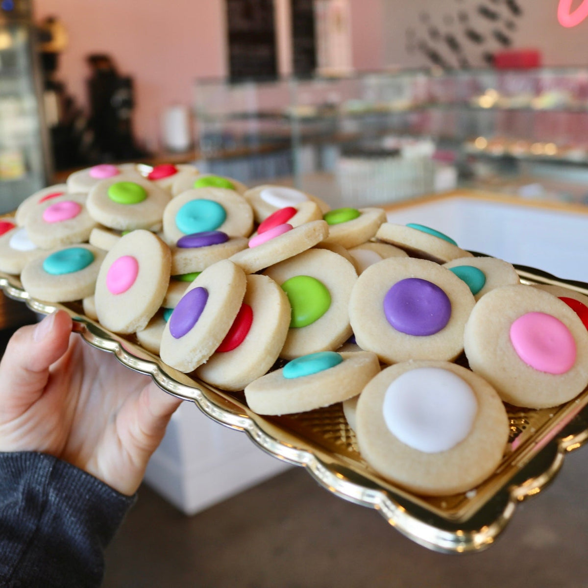 Merry & Bright Thumbprint Cookie Tray