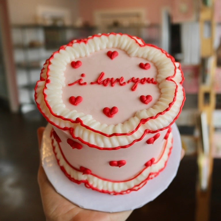 Valentine's Day Mini Cake Decorating Class