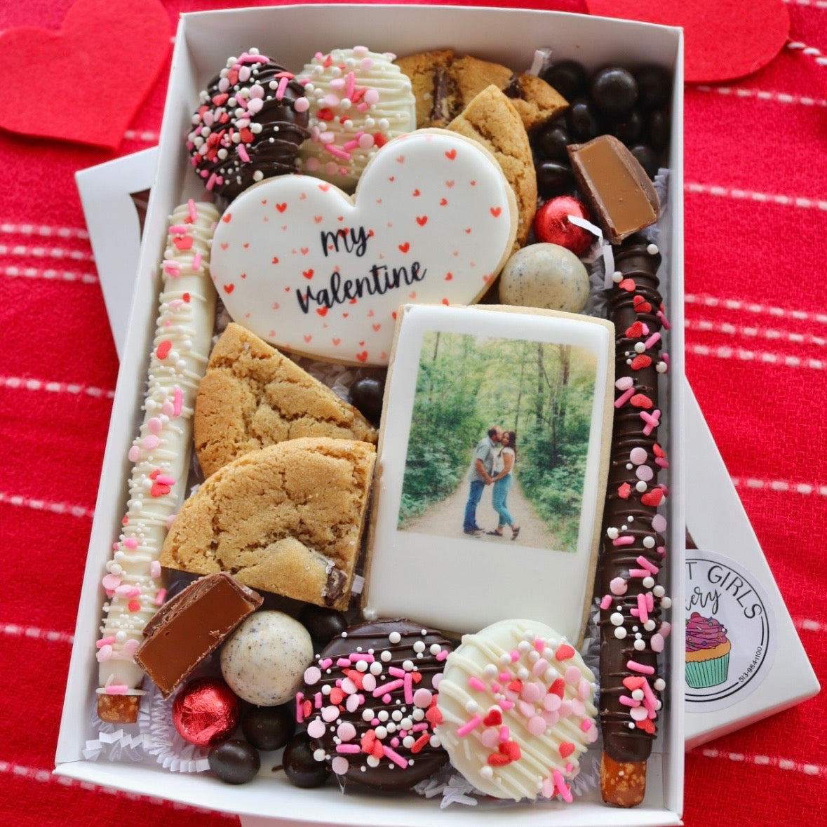 Custom Polaroid Cookie Treat Box
