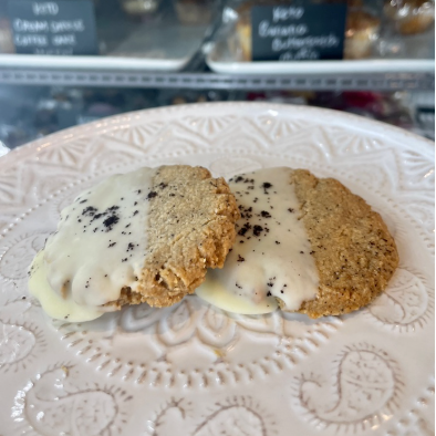 Keto Espresso Shortbread Cookies