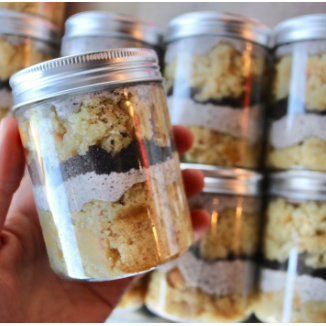 Vegan Oreo Cake Jar