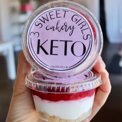 Keto Raspberry Cheesecake Cup