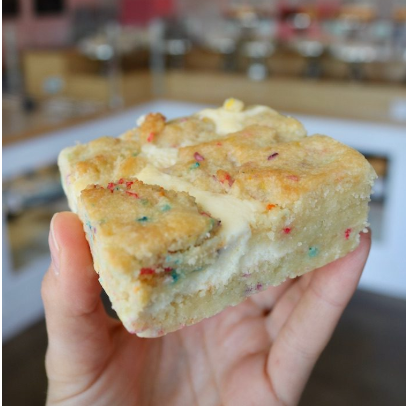 Keto Sugar Cookie Cheesecake Bar